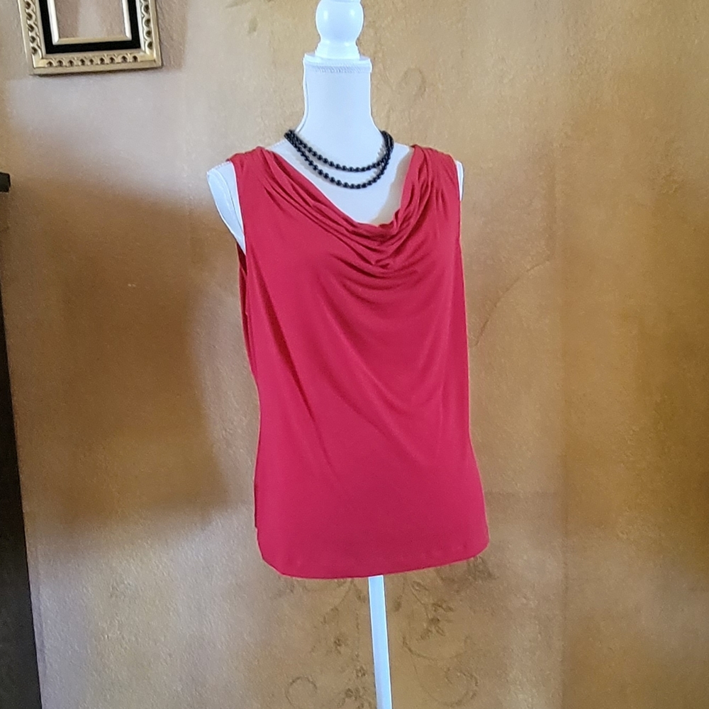 Calvin Klein Power Red Top Size XL